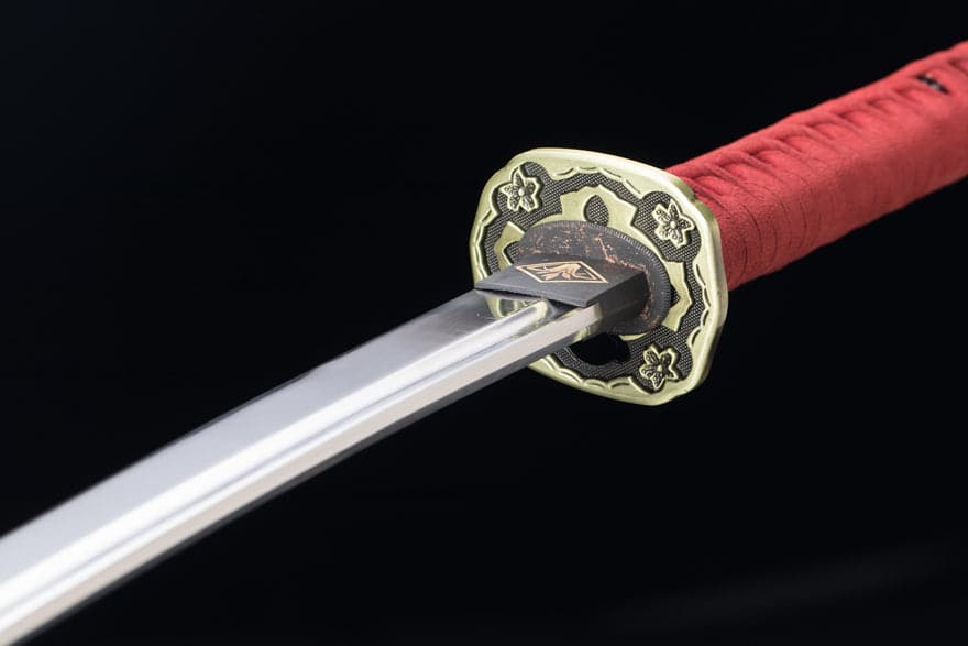 boxkatana Hand Forged Anime Katana Undead Cut（Thunderbolt）Charcoal quenching