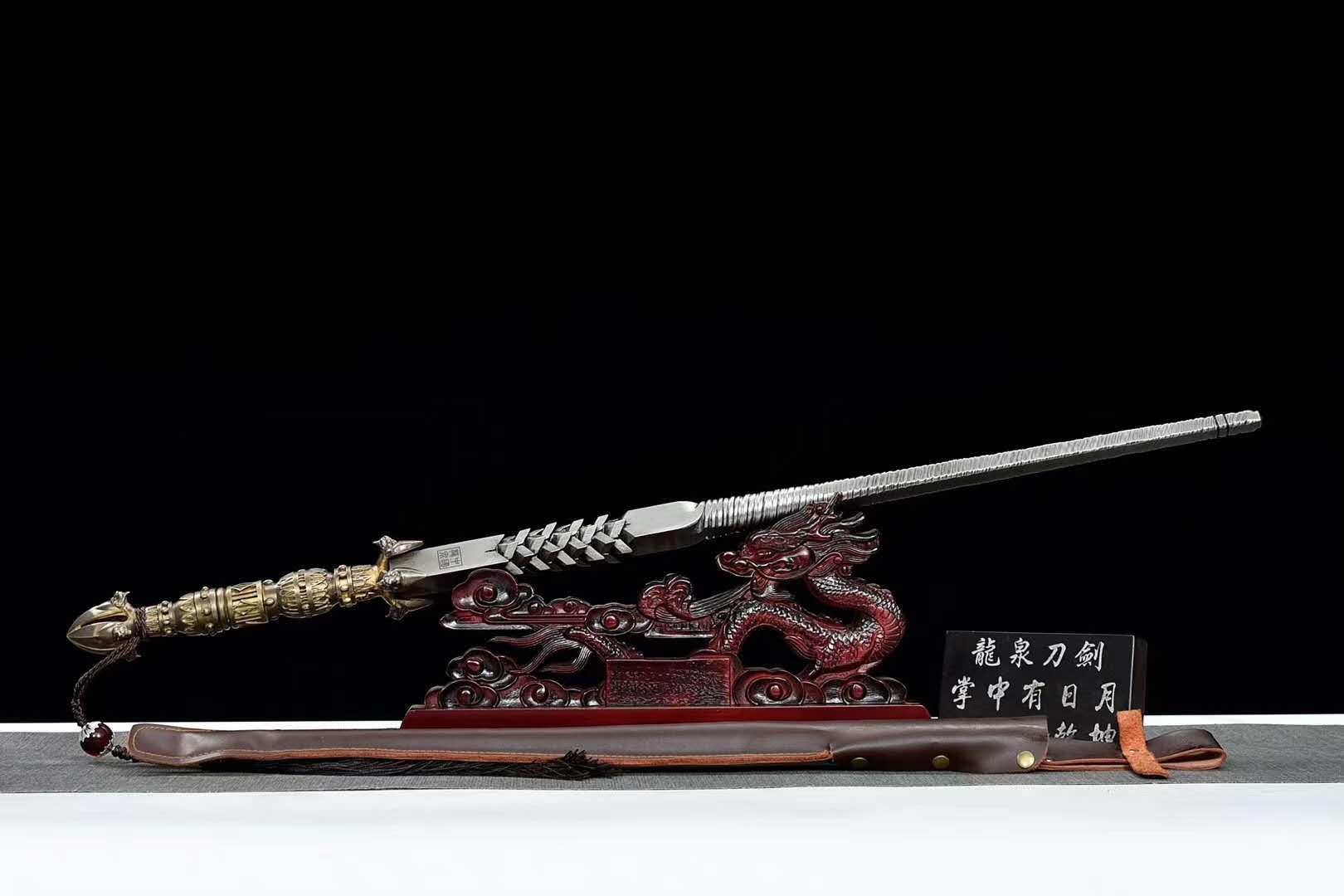 boxkatana Hand Forged Dragon Scale Sword breaker 609 Pattern Steel