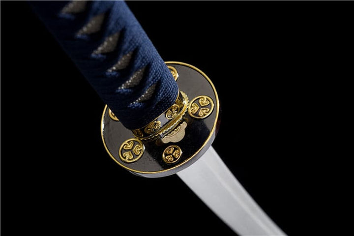 boxkatana Hand Forged Japanese Samurai Katana Buddha 9260 Spring Steel Bend 90 degrees without deformation