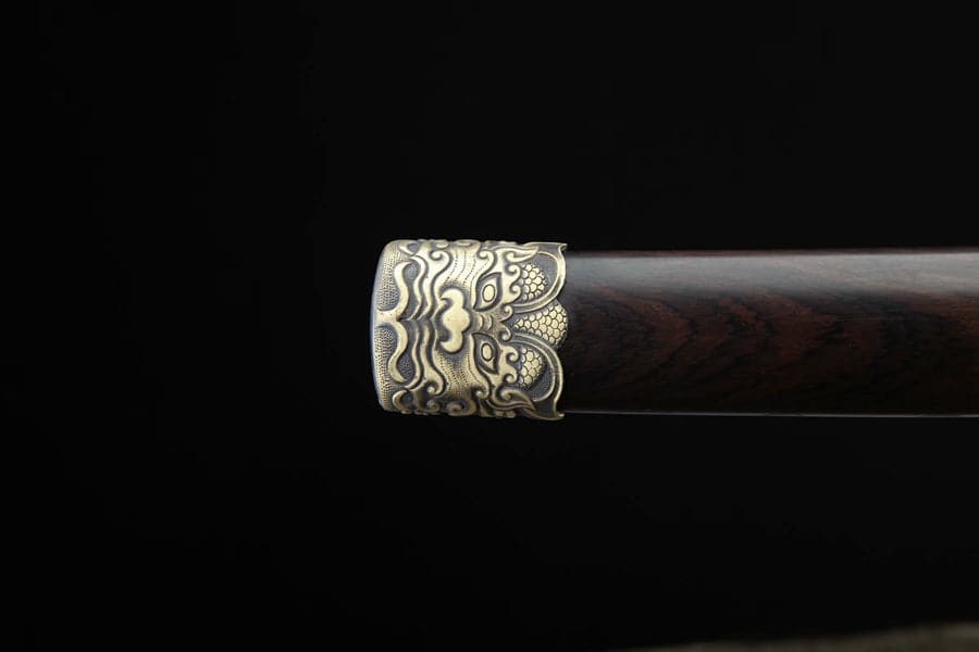 boxkatana Hand Forged Japanese Samurai Katana Chi Dragon Pattern Steel Fine grinding