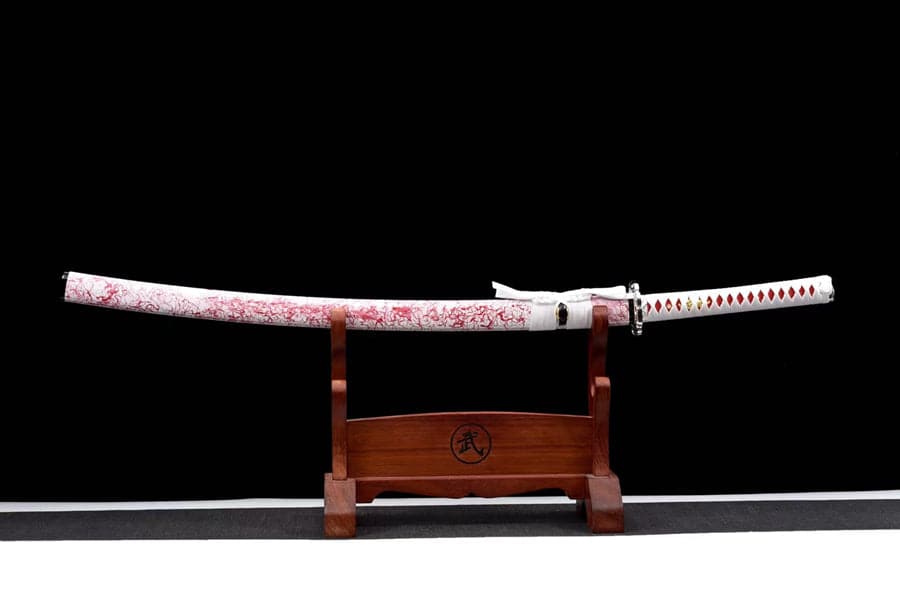 boxkatana Hand Forged Japanese Samurai Katana 璎珞 Damascus Steel Full Tang