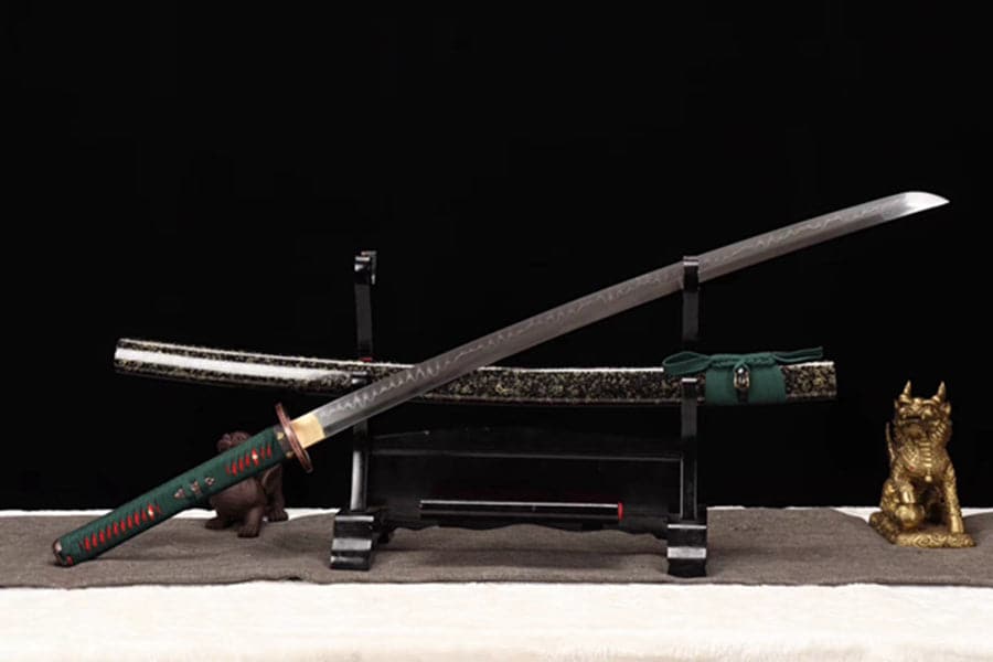 boxkatana Hand Forged Japanese Samurai Katana Dark Knight T10 Burned edge Hand grinding