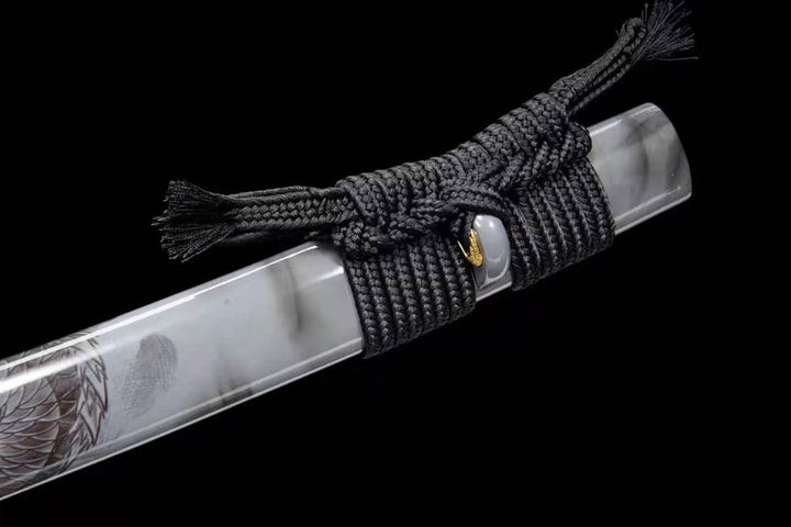 boxkatana Hand Forged Japanese Samurai Katana Dragon Soul High Manganese Steel Full Tang