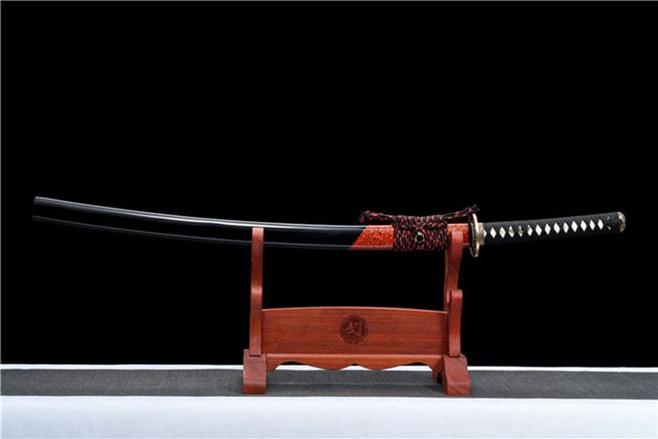 boxkatana Hand Forged Japanese Samurai Katana Drop in the ocean T10 Carbon steel Blackening process