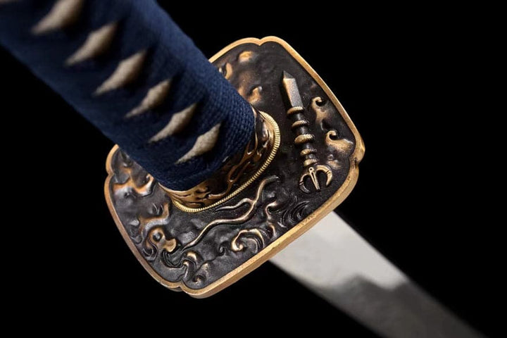 boxkatana Hand Forged Japanese Samurai Katana Kṣitigarbha Bodhisattva T10 Carbon steel Mirror grinding