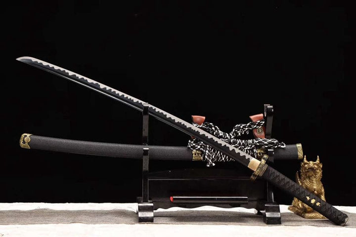 boxkatana Hand Forged Japanese Samurai Katana Lion T10 Carbon steel Full Tang
