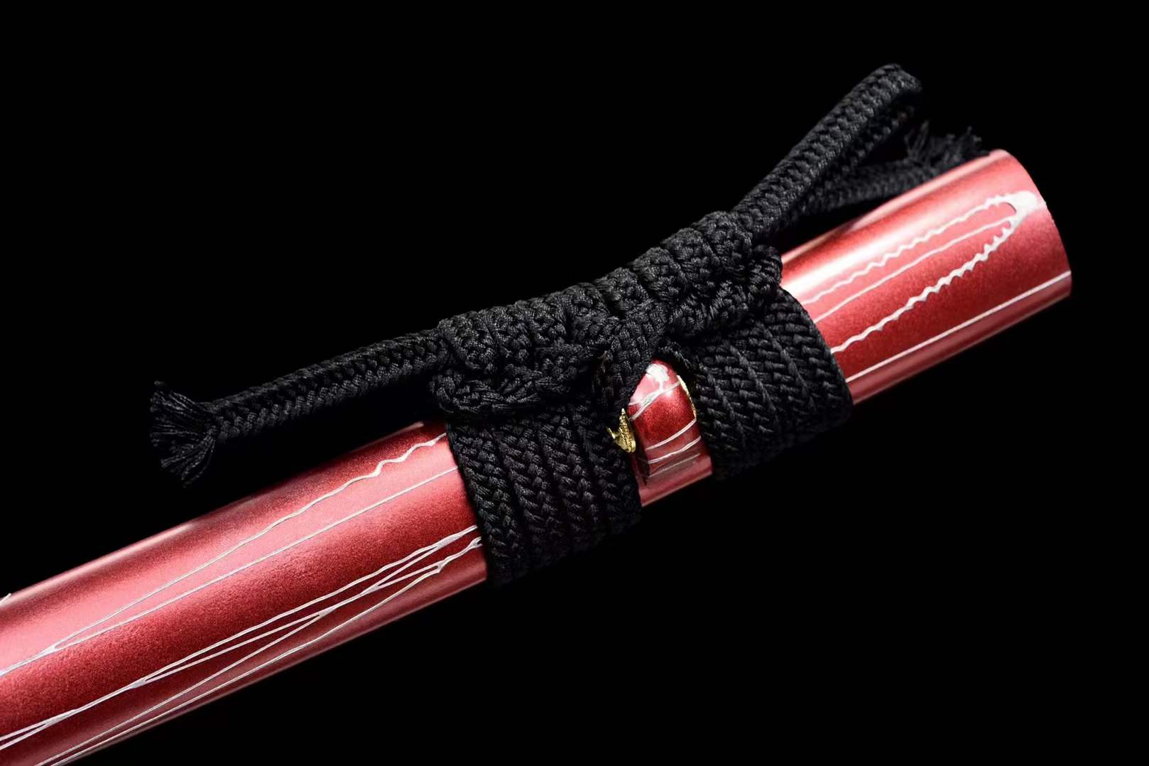 boxkatana Hand Forged Japanese Samurai Katana Naraka：Bladepoint Pattern Steel Blade baking blue