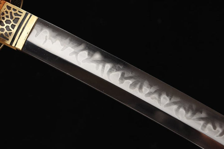 boxkatana Hand Forged Japanese Samurai Katana Night Hidden T10 Carbon steel Turns the soil to burn blade