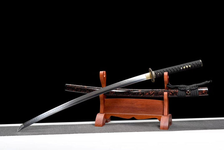 boxkatana Hand Forged Japanese Samurai Katana Pan Dragon Knight T10 Carbon steel Turns the soil to burn blade