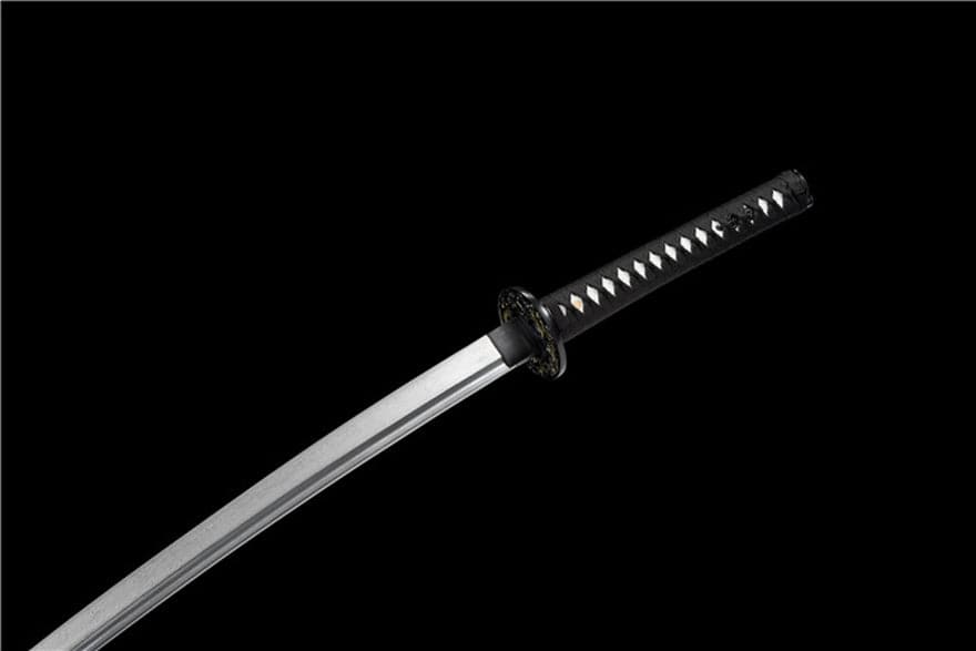 Hand Forged Japanese Samurai Katana Phantom Pattern Steel Full Tang ...