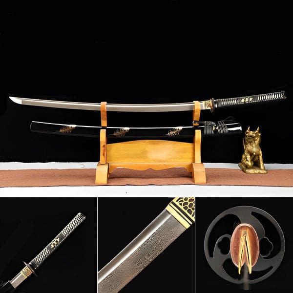 boxkatana Hand Forged Japanese Samurai Katana Pluto T8 carbon tool steel Folding forging