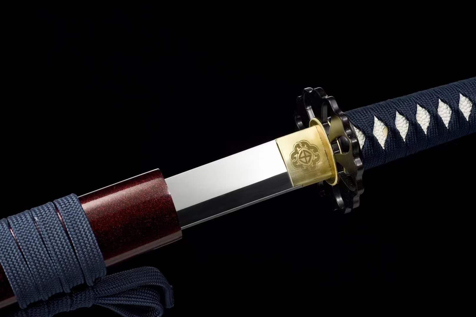 boxkatana Hand Forged Japanese Samurai Katana Shadow Mirror High Manganese Steel