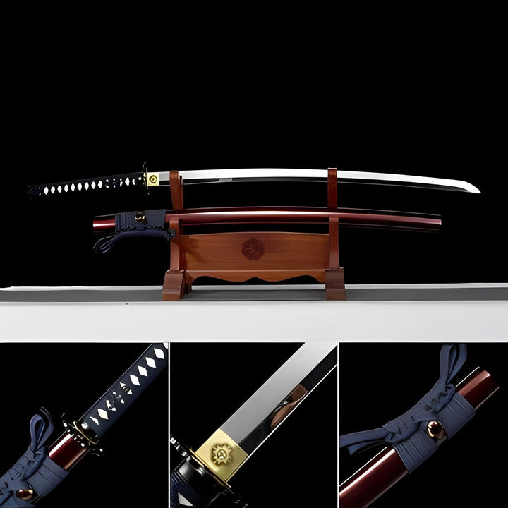 boxkatana Hand Forged Japanese Samurai Katana Shadow Mirror High Manganese Steel