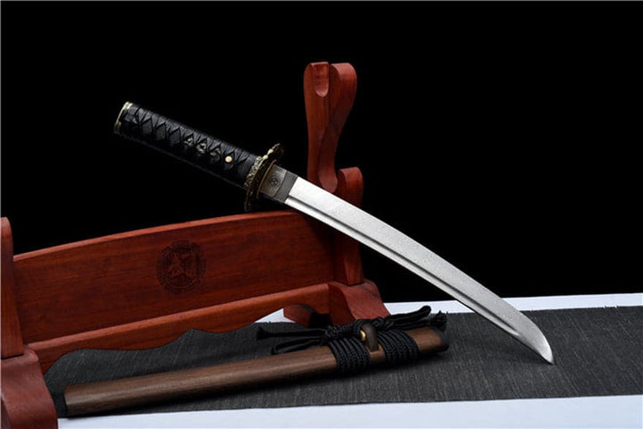 boxkatana Hand Forged Japanese Short knife Imperial Soul Pattern Steel