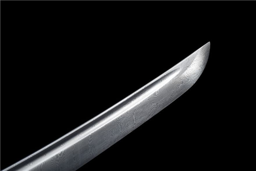 boxkatana Hand Forged Japanese Short knife Imperial Soul Pattern Steel