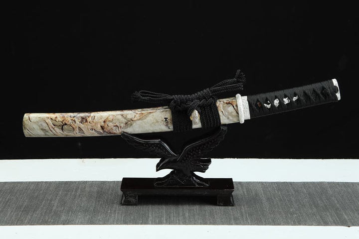 boxkatana Hand Forged Japanese Tanto Darkness Short Sword 1095 Carbon steel