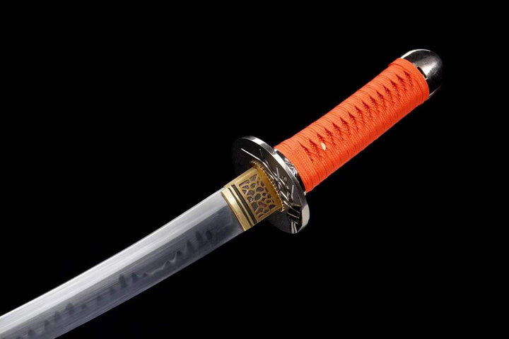 boxkatana Hand Forged Japanese Tanto Red Sky Short Sword T10 Turns the soil to burn blade