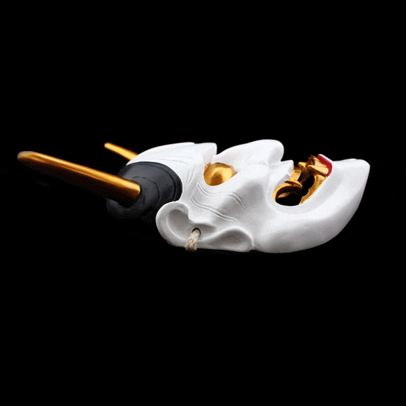 boxkatana Hand-Made Japanese Hannya 凛凛蝶 Resin Oni Mask