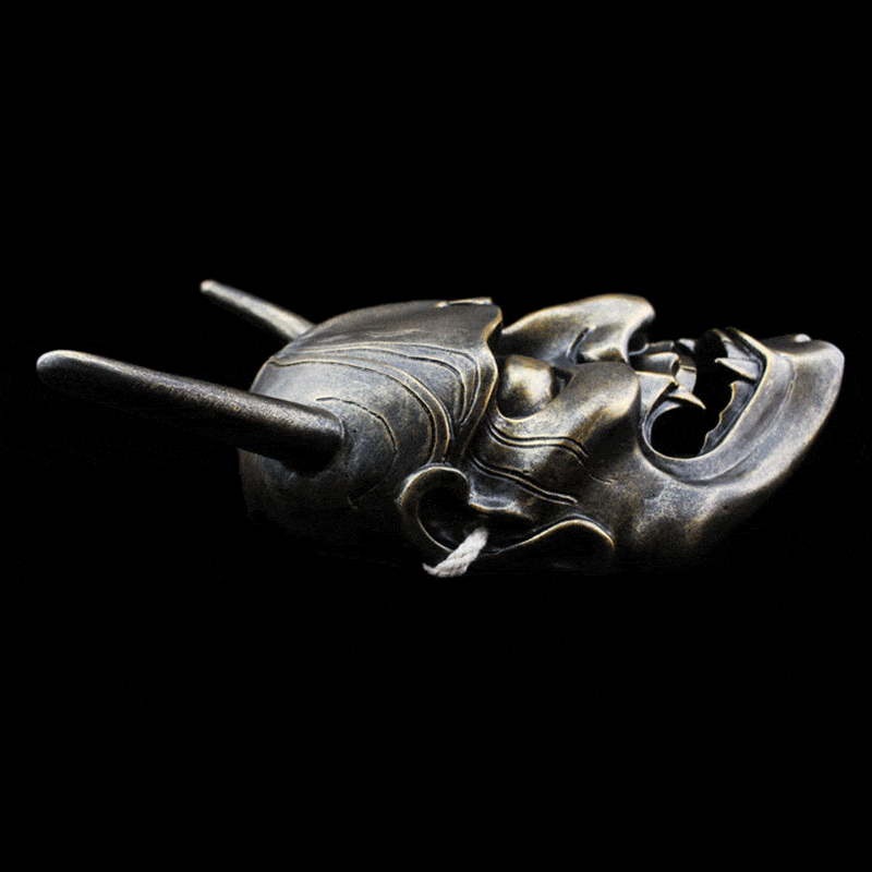 boxkatana Hand-Made Japanese Hannya 凛凛蝶 Resin Oni Mask