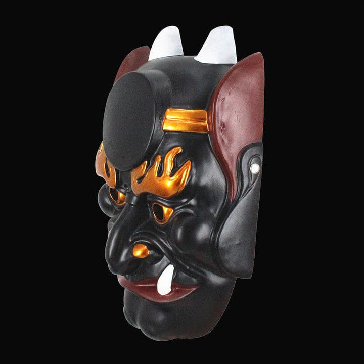 boxkatana Hand-Made Japanese Hannya Tengu Geisha Resin Oni Mask