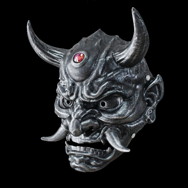 boxkatana Hand-Made Japanese Resin Oni Mask