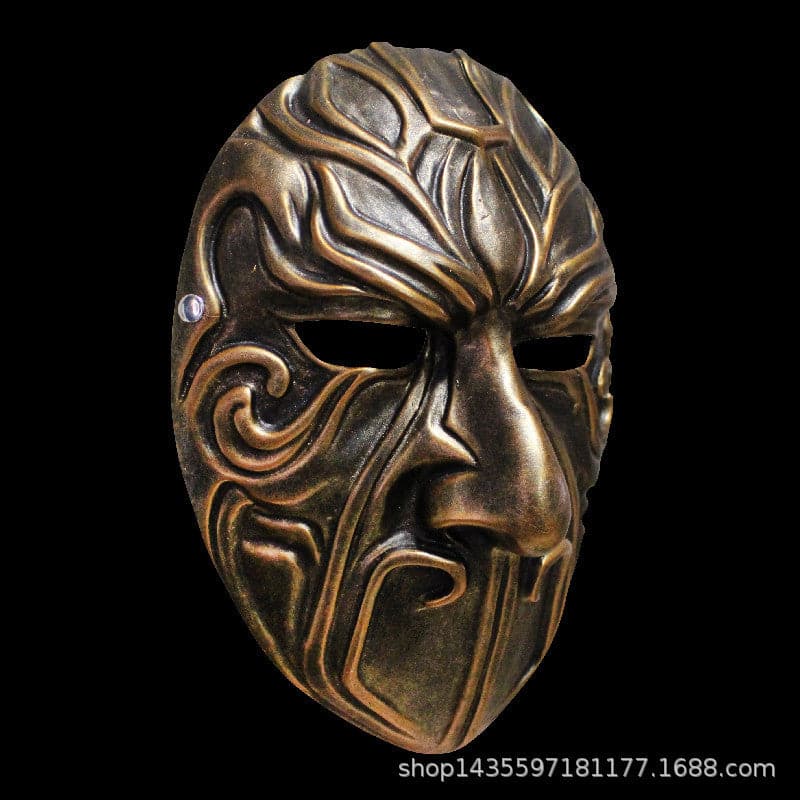 boxkatana Hand-Made Painting the bad people Resin Mask