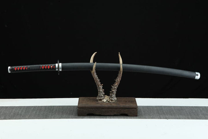 boxkatana Handmade Anime Demon Slayer Tanjiro Nichirin Sword 1045 High Carbon Steel Black
