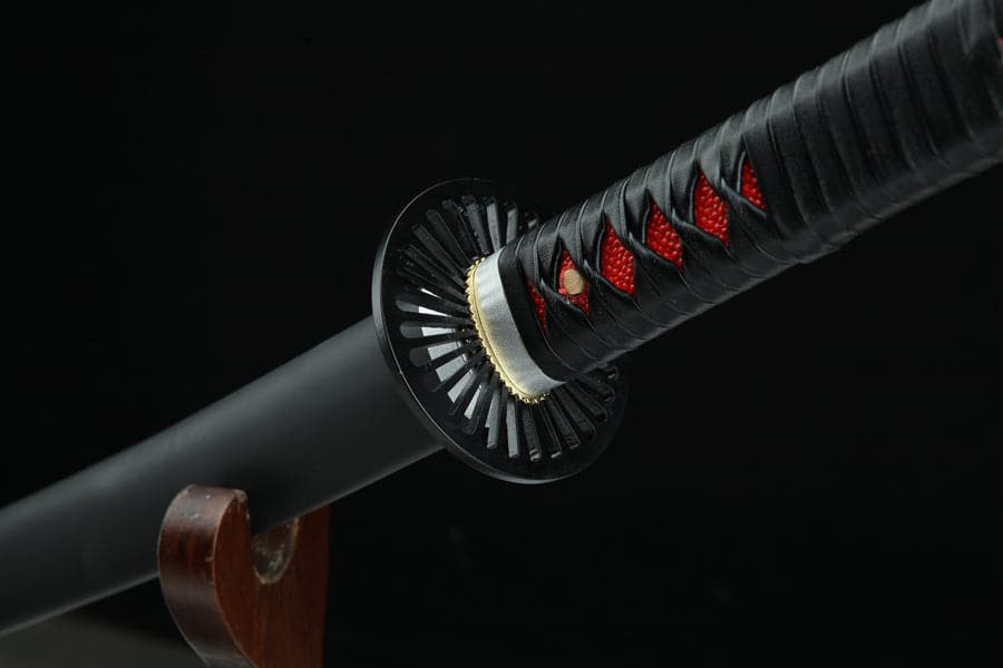 boxkatana Handmade Anime Demon Slayer Tanjiro Nichirin Sword 1045 High Carbon Steel Black