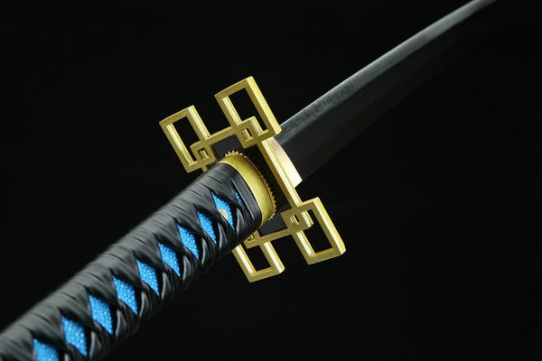 Handmade Anime Katana Demon Slayer Muichiro Tokito Nichirin Sword 1045