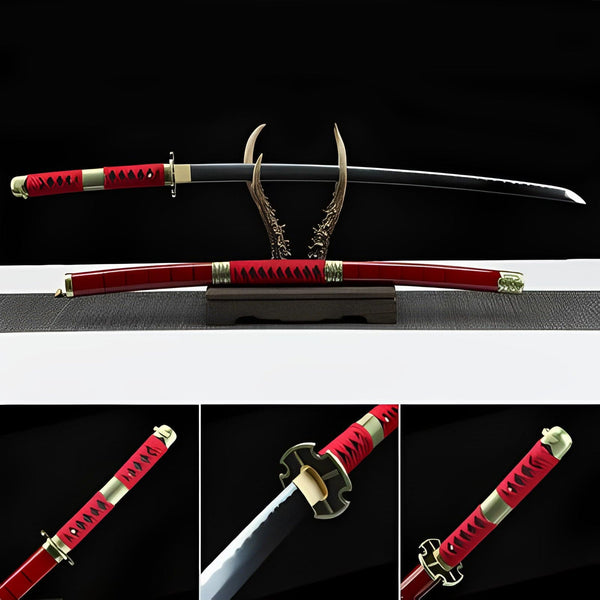 Zoro Enma (BLACK) Handmade Anime Sword Hand Forge (1045 Carbon) - Pure  Blades