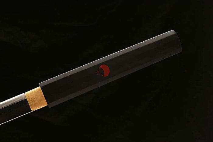 boxkatana Handmade Anime NARUTO Sasuke Kusanagi-No-Tsurugi Sword Shirasaya Ninja Sword Spring Steel Black Blade