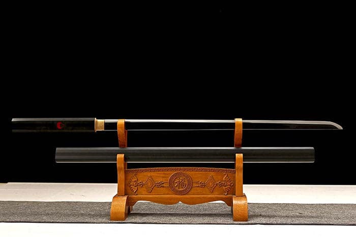 boxkatana Handmade Anime NARUTO Sasuke Kusanagi-No-Tsurugi Sword Shirasaya Ninja Sword Spring Steel WhiteBlade