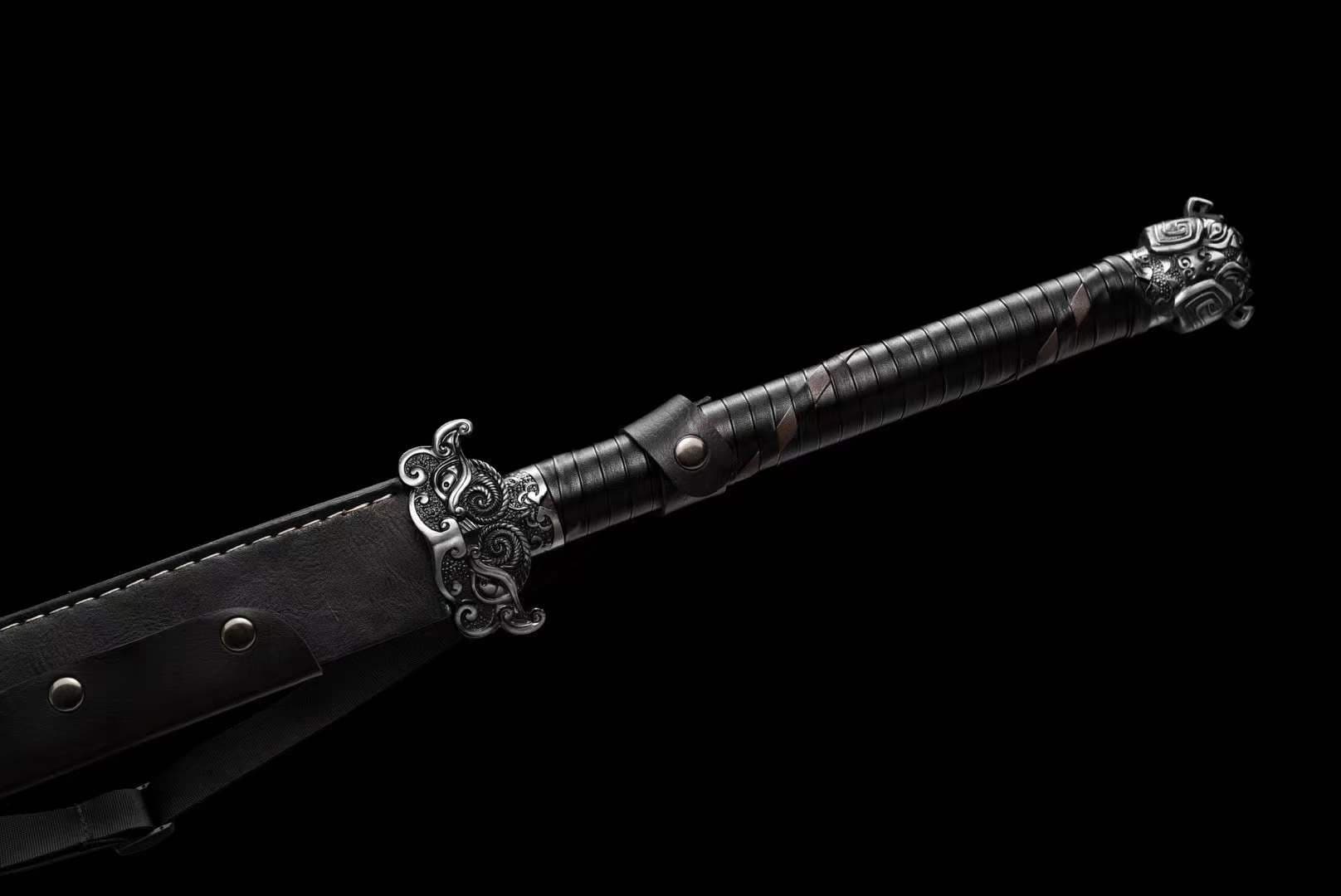 boxkatana Handmade Beast Demon Oxtail Blade High Manganese Steel Corrosion pattern