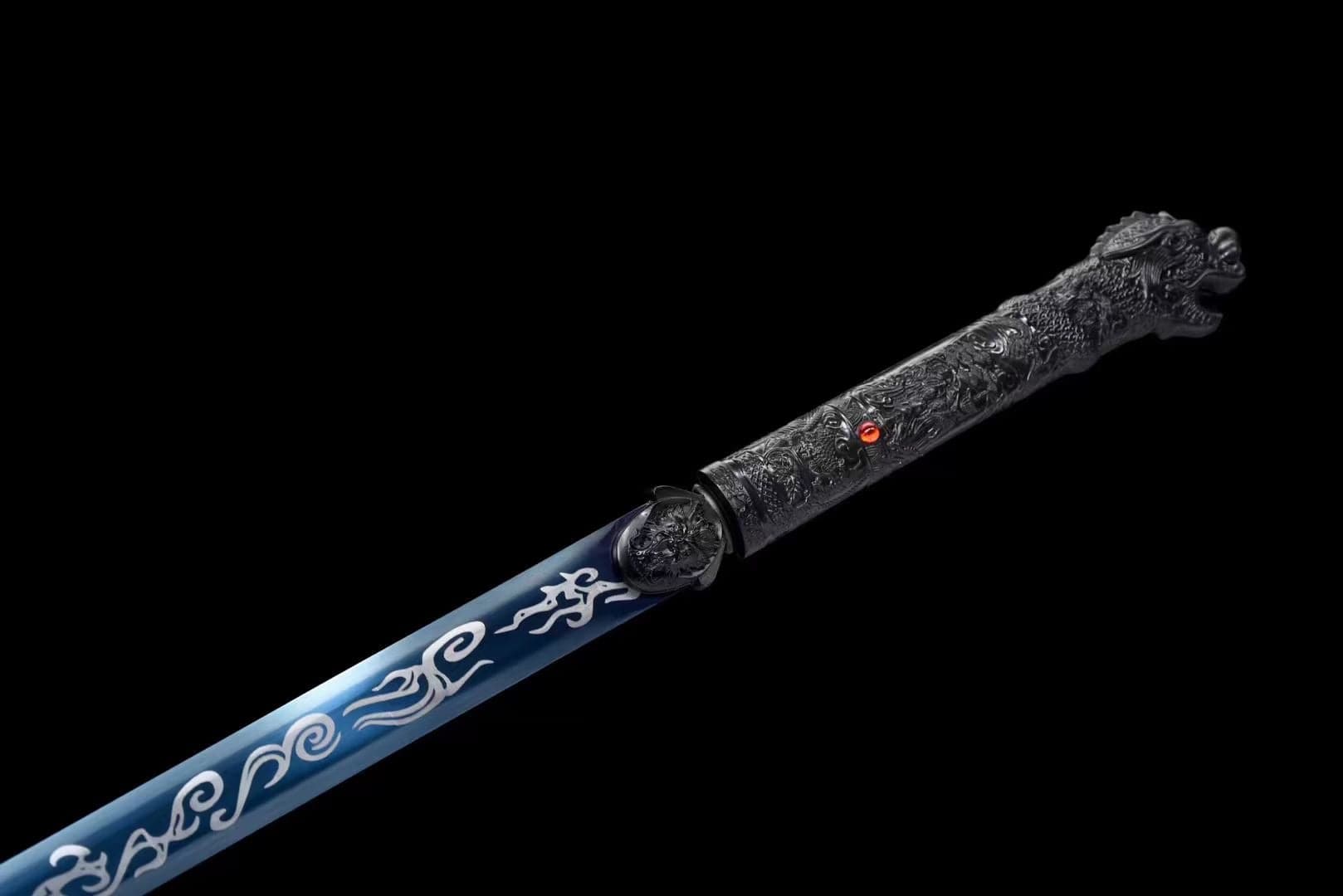 boxkatana Handmade Black Soul Manganese Steel One-piece forging