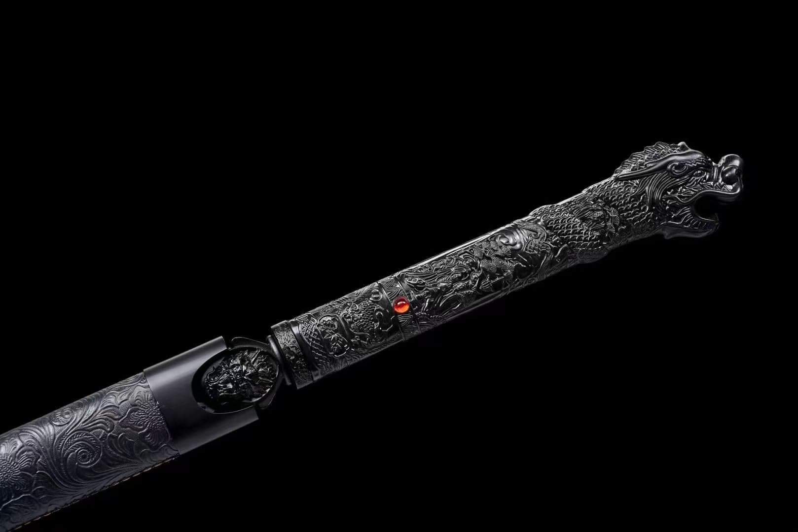 boxkatana Handmade Black Soul Manganese Steel One-piece forging