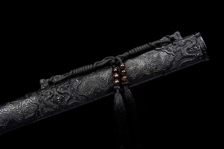 boxkatana Handmade Butterfly Dance High Manganese Steel Chinese Sword With Blue Blade