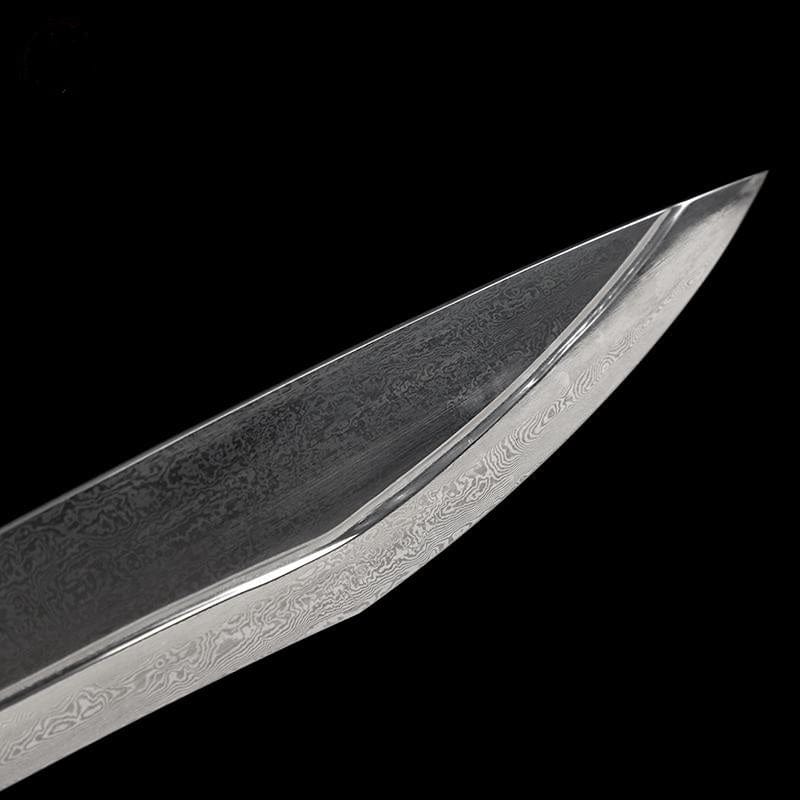 boxkatana Handmade Chopper Pattern Steel One-piece forging