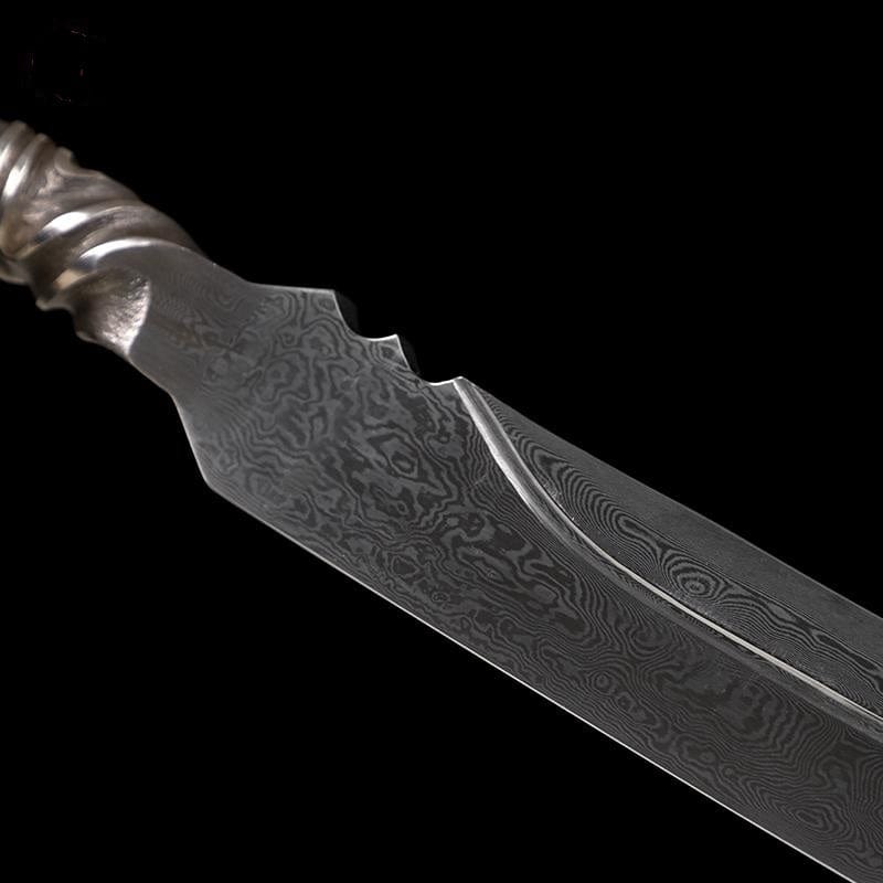 boxkatana Handmade Chopper Pattern Steel One-piece forging