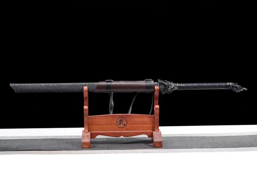 boxkatana Handmade Coyote Flame High Manganese Steel Chinese Sword