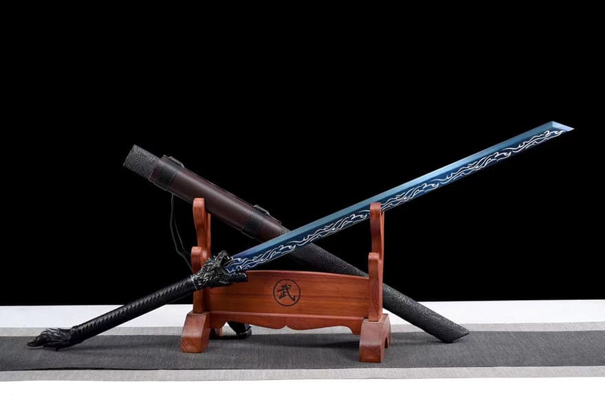 boxkatana Handmade Coyote Flame High Manganese Steel Chinese Sword