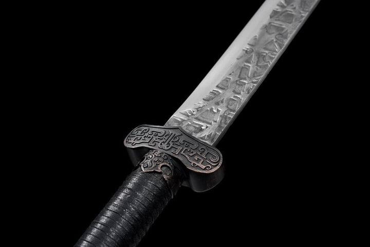 boxkatana Handmade Destroy Heaven and Earth High Manganese Steel Chinese Sword