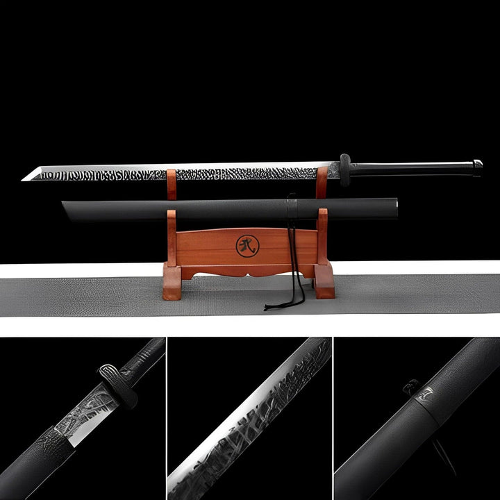 boxkatana Handmade Destroy Heaven and Earth High Manganese Steel Chinese Sword