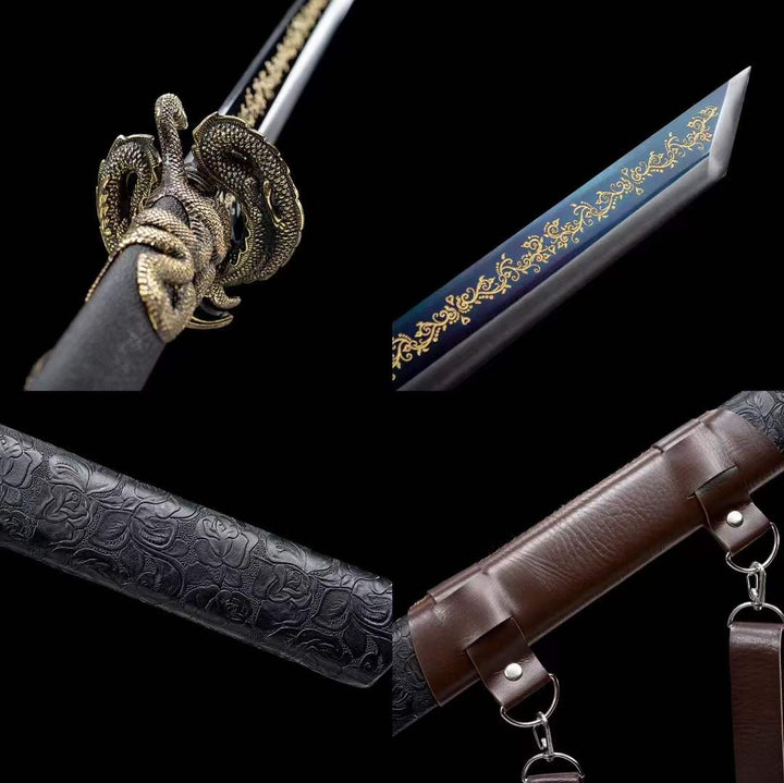 boxkatana Handmade Devil Snake Chop Chinese Sword