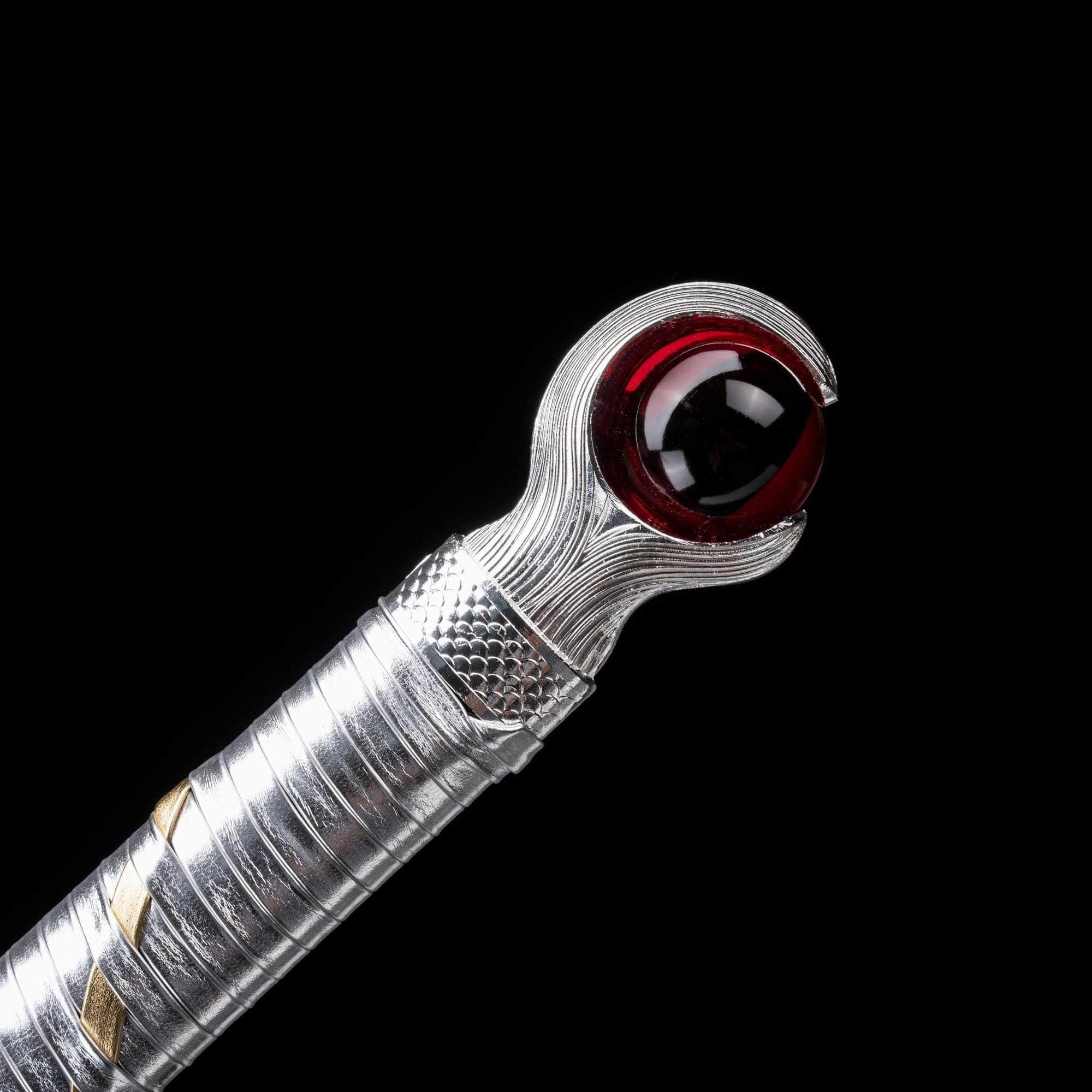 boxkatana Handmade Dragon Battle Blade Manganese Steel Chinese Sword Black & White