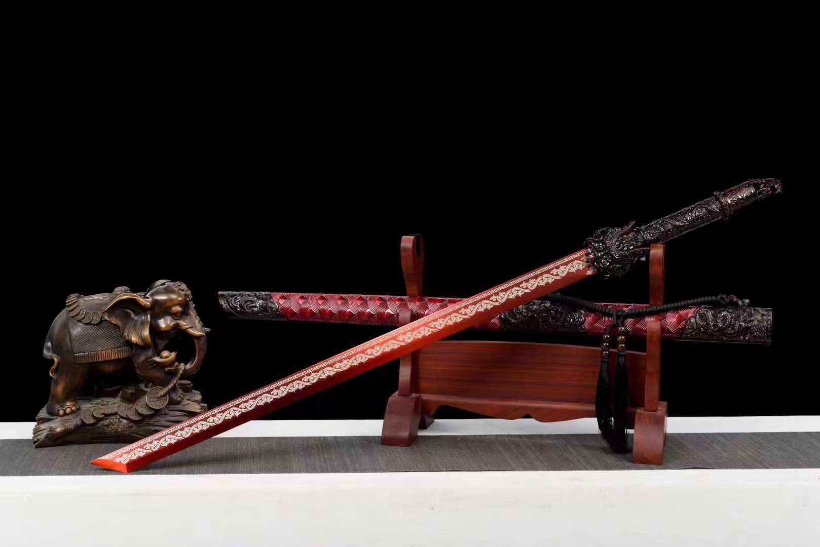 boxkatana Handmade Dragon King Battle Blade With Exclusive mold opening