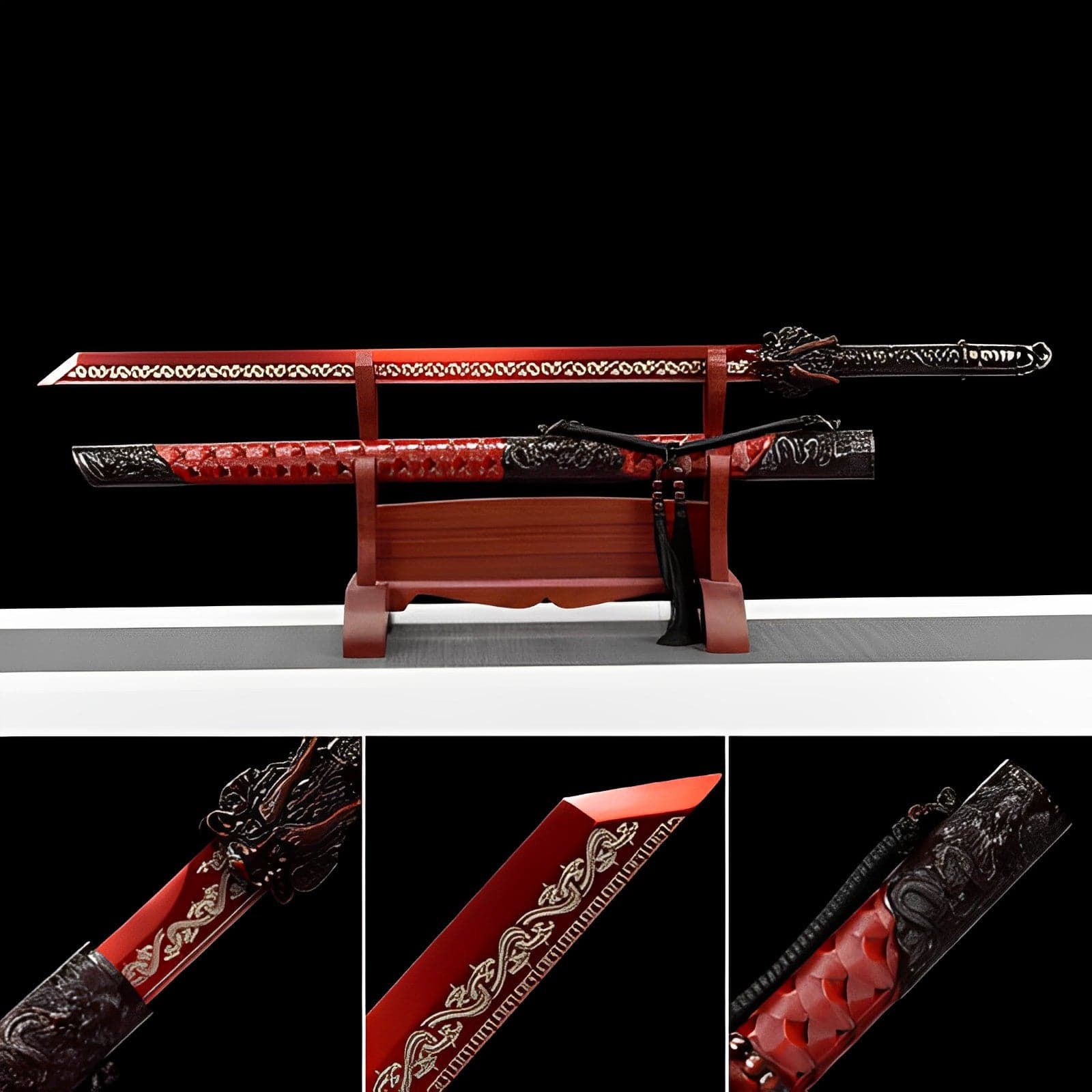 boxkatana Handmade Dragon King Battle Blade With Exclusive mold opening