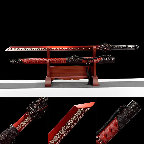 boxkatana Handmade Dragon King Battle Blade With Exclusive mold opening