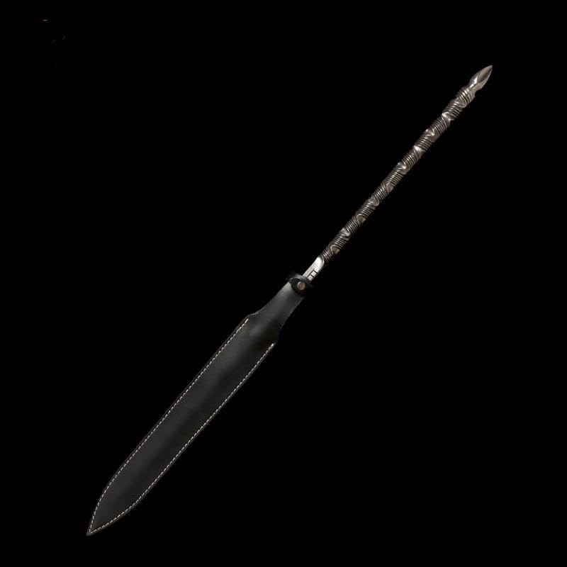 boxkatana Handmade Dragon Scale Gun Pattern Steel One-piece forging