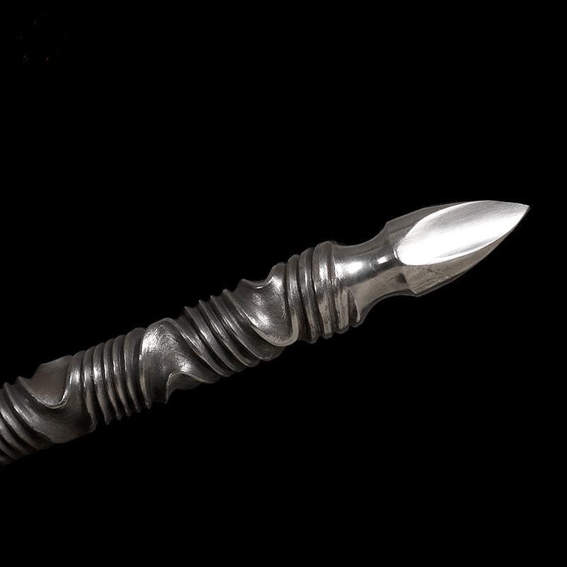 Handmade Dragon Scale Gun Pattern Steel One-piece forging – BoxKatana