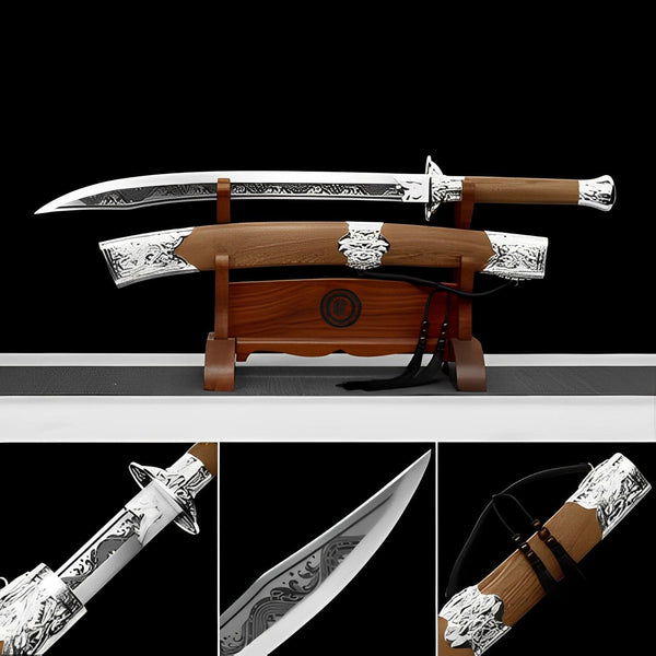 boxkatana Handmade Dragon & Tiger Treasure Sword
